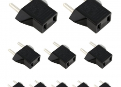 5er-Set Adapterstecker US auf EU für 1,49€ inkl. Versand