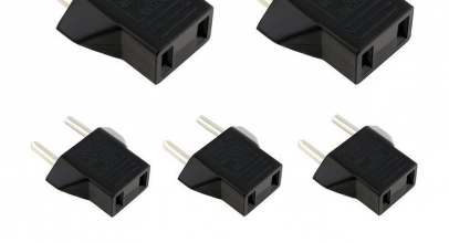 5er-Set Adapterstecker US auf EU für 1,49€ inkl. Versand