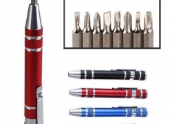 8-in-1 Schraubenzieher im Kugelschreiber-Design für 1,90€ inkl. Versand!