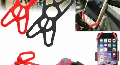 Fahrrad Silikon Universalhalterung für 1,-€  inkl. Versand!