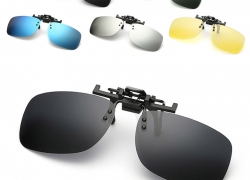 Brillenaufsatzgläser/polarisierender Aufsteck Clip mit Arretierung für 1,54€ inkl. Versand