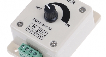 Universal-LED Dimmer 12V bis 24V/8A für 2,65€ inkl. Versand