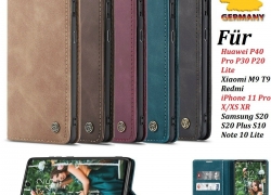 Magnet Book Leder Flip Case mit Kartenfach – verschiedene Smartphones für 7,50€ inkl. Versand!