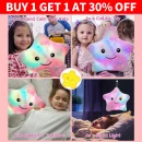 LED Plüsch Leuchtkissen Lächelnder Stern ab 8,69€ inkl. Versand!