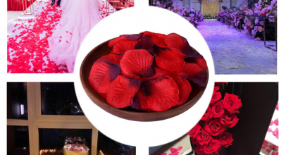 1000 Stück textile Seiden-Rosenblätter für 3,84€ inkl. Versand!