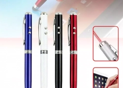 4 in 1 Multifunktional Bildschirm-Stift Kugelschreiber LED Laser Lampe für 4,94€ inkl. Versand!