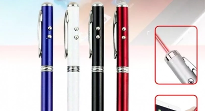 4 in 1 Multifunktional Bildschirm-Stift Kugelschreiber LED Laser Lampe für 4,94€ inkl. Versand!