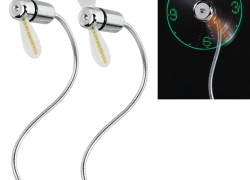 2x USB-Ventilator LED Mini Lüfter Tisch-Ventilator – PC Notebook für 10,90€ inkl. Versand!