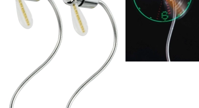 2x USB-Ventilator LED Mini Lüfter Tisch-Ventilator – PC Notebook für 10,90€ inkl. Versand!
