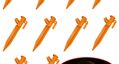 10x ABS Zeltpflöcke/-haken mit einstellbarem LED Licht für 11,98€ inkl. Versand