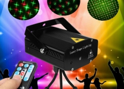 Mini Disco Laser Projector Licht mit Stativ für 10,99€ inkl. Versand!