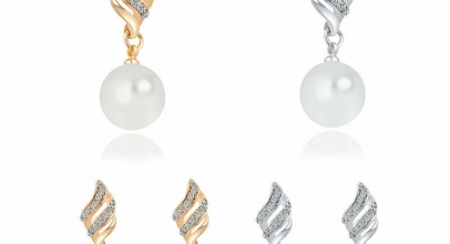 2-teiliges Damen Perlen Schmuck-Set ab 2,32€ inkl. Versand!