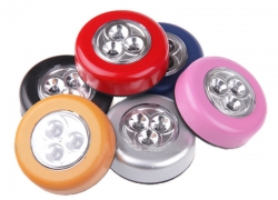 LED Touch Push Lampe verschiedene Farben für 1,-€ inkl. Versand