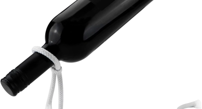 Dekorativer Flaschenhalter “Seil” – Weinhalter “Die schwebende Flasche” für 10,99€ inkl. Versand!