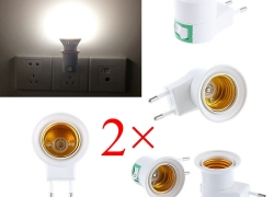 2x E27 Steckdosenadapter – macht die Steckdose zur Glühbirnen-Fassung für 2,39€ inkl. Versand!
