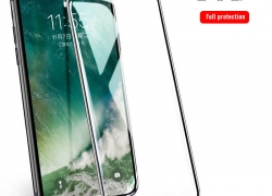 Apple iPhone X, XS, MAX, XR, 8, 7, 6, 10D Displayschutzfolie aus gehärtetem Glas ab 1,-€ inkl. Versand!