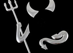 3D Teufel Auto Aufkleber-Set für 1,-€ inkl. Versand