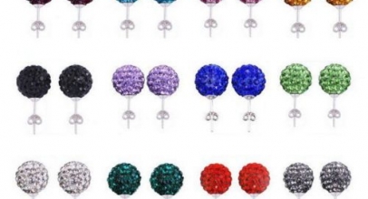 1 Paar Shamballa Ohrstecker ab 1,99€ inkl. Versand