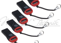 5x Mini USB 2.0 Micro SD/TF/T-Flash-Speicher Kartenleser als Schlüsselanhänger für 1,06€ inkl. Versand!