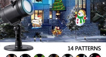 LED Laser Projektor Lichteffekt Weihnachten Garten Decor für 9,99€ inkl. Versand