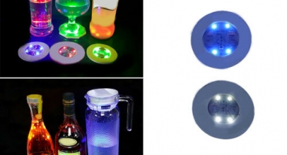 1x 3/4 LED-Untersetzer  ab 1,07€ inkl. Versand!