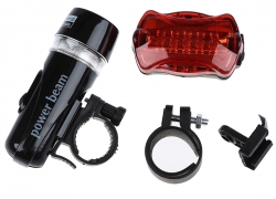 Wasserdichte LED Fahrradlampen-Set mit Rückleuchte für 3,69€ inkl. Versand