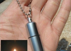 Wasserdichtes Benzin-Feuerzeug mit Kette für 1,41€ inkl. Versand